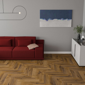SPC Ламинат Alta Step Дуб Болгарский 640х128х4 (1,31 м2) SPC4409 в интерьере