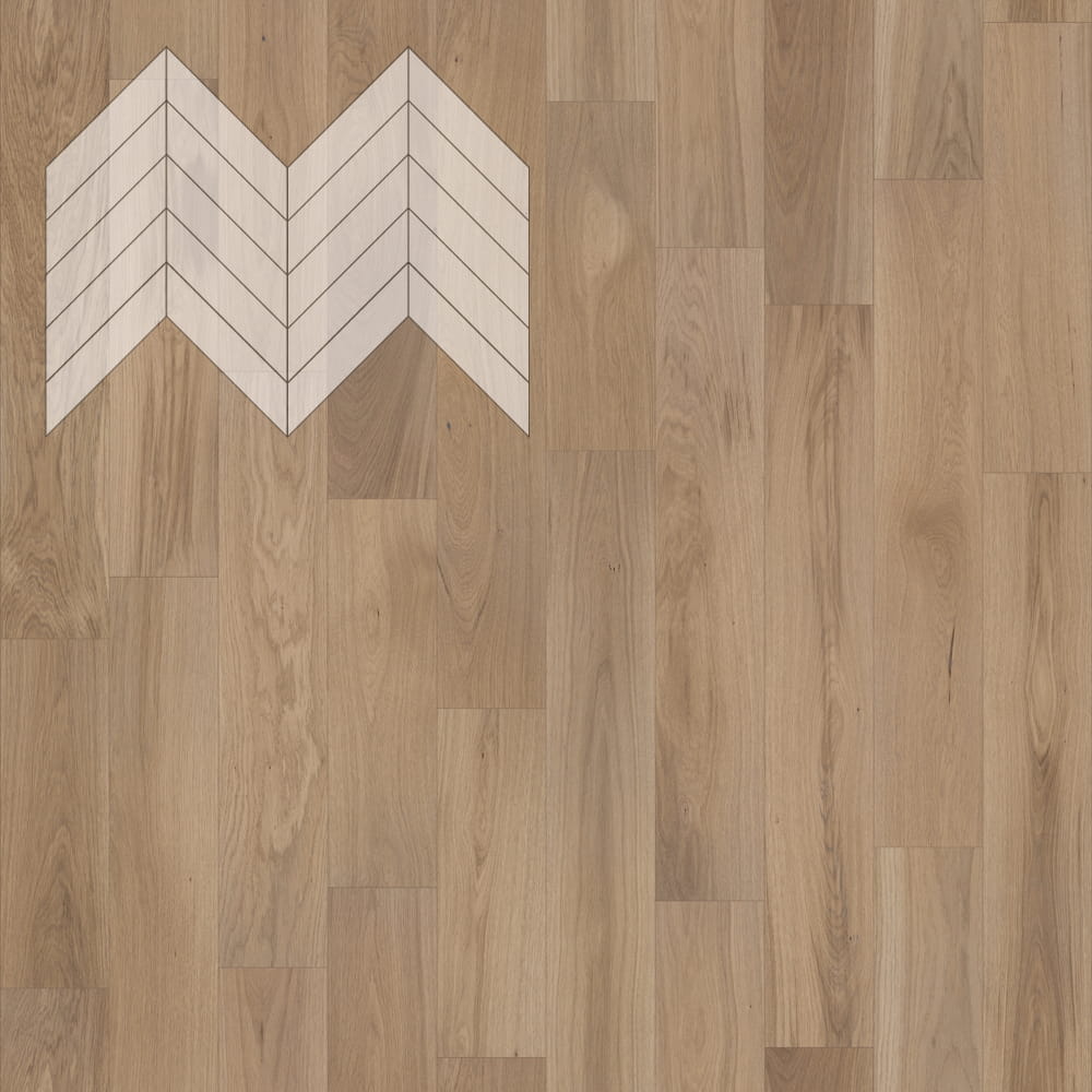 Паркет Елка Французская Lab Arte Chevron Дуб Рустик Лаунж лак 600/490х110х14/3/45°