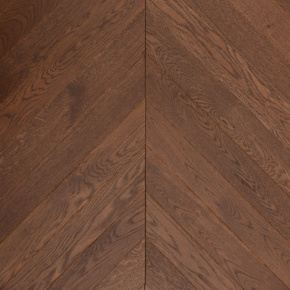 Паркет Елка Французская Lab Arte Chevron Дуб Натур Табак лак 600/490х110х14/3/45° в интерьере