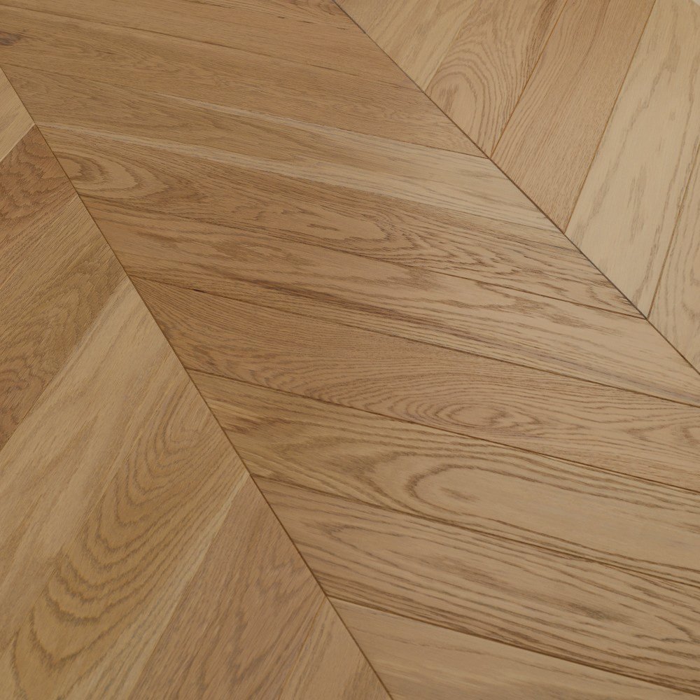 Паркет Елка Французская Lab Arte Chevron Дуб Рустик Бург лак 600/490х110х14/3/45°