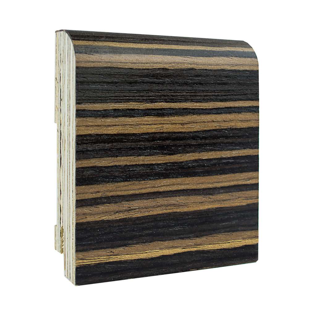 Плинтус шпонированный натур. Finitura Decor 83*19*2400 дуб эбен