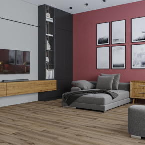 SPC Ламинат Alta Step Дуб Классический 1218х180х5 (2,6309 м2) SPC8803 в интерьере