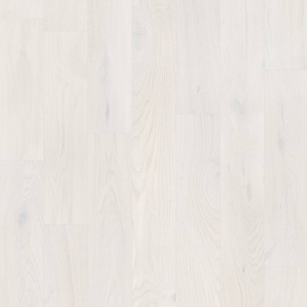 Паркетная доска COSWICK Кристально белый (1167-1888-10) Шелковое масло ультраматовое 2 м2
