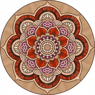 Розетка художественная Lab Arte Р 29 1130 в интерьере