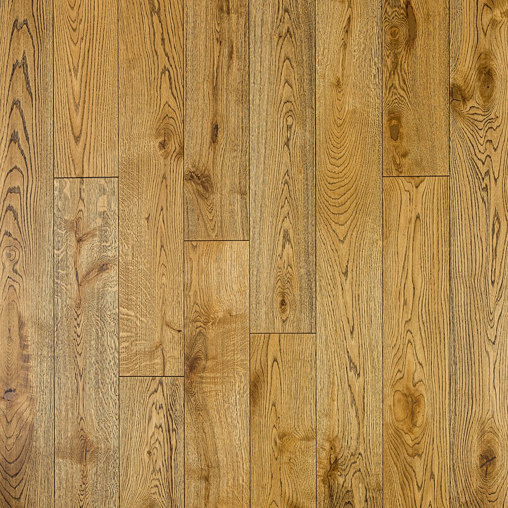 Техномассив от 700 до 2200х200х18/4,4 Дуб Натур Эбен лак