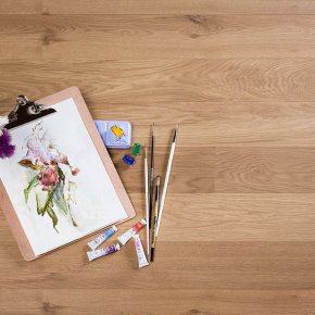 Паркетная доска COSWICK Сиена натуральная (1121-3809-10) Шелковое масло ультраматовое 2,35 м2 в интерьере