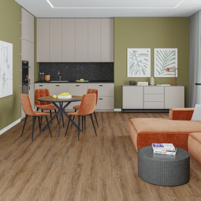 SPC Ламинат Alta Step Дуб Европейский 1218х180х5 (2,6309 м2) SPC8814 в интерьере